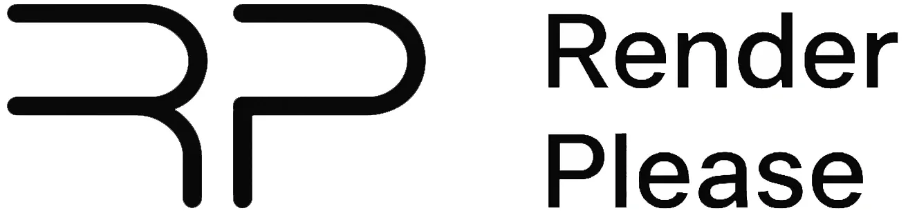 RenderPlease Logo, to the homepage